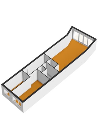 Floorplan - Dorpsstraat 114A, 4711 EL St. Willebrord